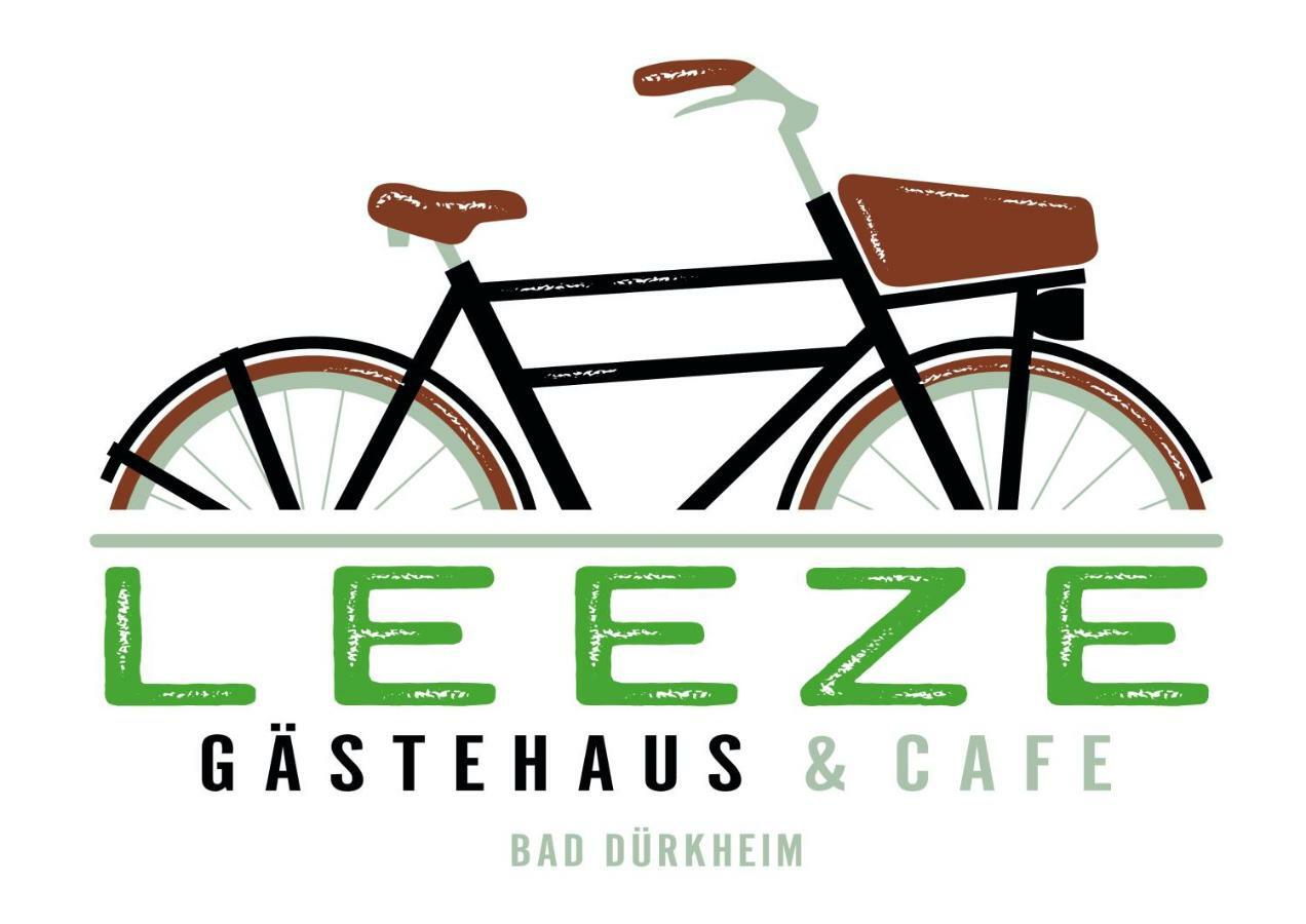 Готель Gastehaus & Cafe Leeze Бад-Дюркгайм Екстер'єр фото